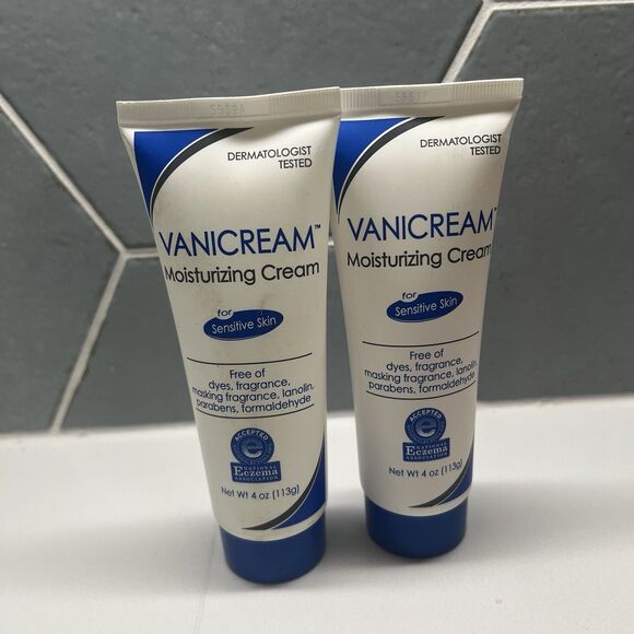 New Vanicream (2 Pack) Moisturizing Skin Cream for Sensitive Skin 4 oz - Picture 1 of 3